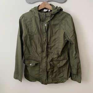 BP army green utility jacket